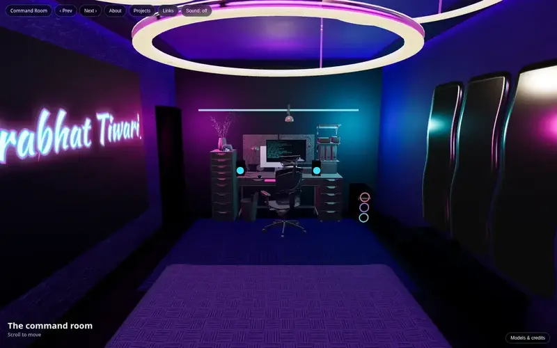 Screenshot of 3D World