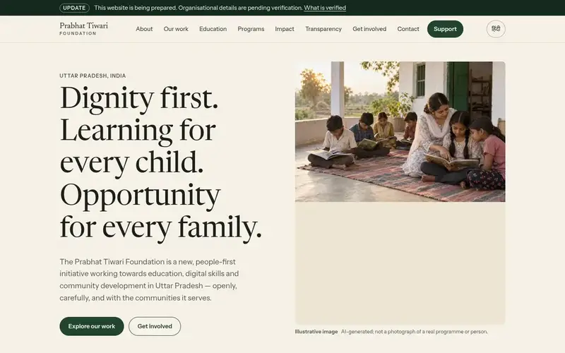 Screenshot of Foundation